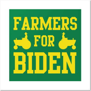 Farmers For Joe Biden 2020 Election Anti Trump Posters and Art